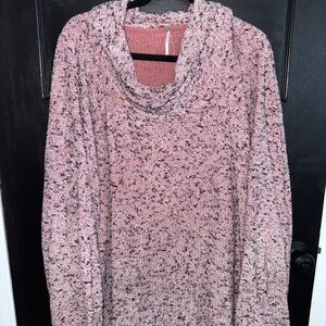 Free People Oversized Boucle Knit Sweater